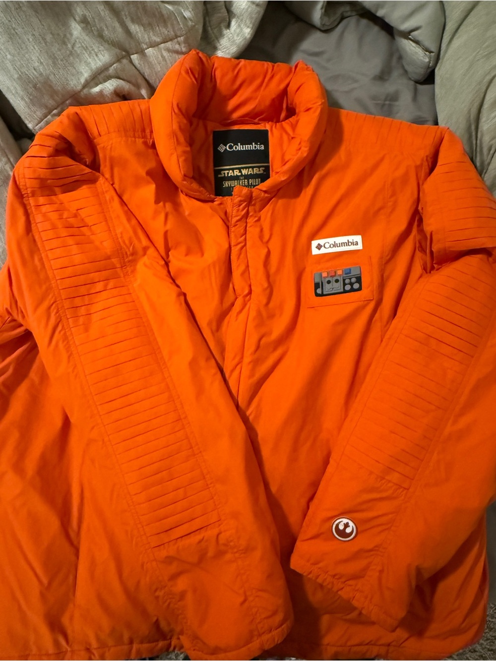 Columbia  X Star Wars Men’s Orange Snow Speeder Pilot Insulated Jacket
